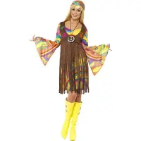 Smiffy 60er Hippie Damen Kostüm