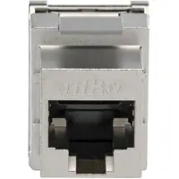 Niko 650-45055 Geschützter RJ45 Stecker STP Kat. 5E, für Bandbreiten bis 100 MHz 65045055