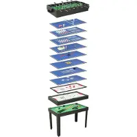 vidaXL Spieltisch 121x61x82 Cm 15-in-1 121x61x82 Cm