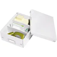 Leitz Organisationsbox Click + Store, klein, weiß
