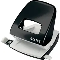 Leitz Bürolocher NeXXt Series 5008, Metall, schwarz hochglanz