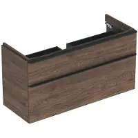 Geberit 500.355.JR.1, Grau, Holz, 2 Schublade(n), 1 Stück(e), 1184 mm, 470 mm, 617 mm