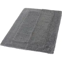 Kleine wolke Badematte "Havanna", fußbodenheizungsgeeignet, Badteppich, Uni Farben, Hoch-Tief Effekt, mit Bordüre