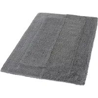 Kleine wolke Badteppich Havanna 70x120 cm | schiefer - grau