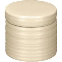 Kleine wolke Bad Accessoires Sahara Wattedose 8x9x9 cm | natur - beige