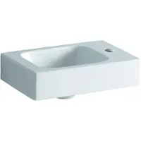 Geberit iCon Handwaschbecken 380mm, HL rechts, ohne Überlauf, 1 Stk.