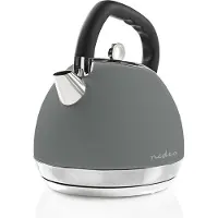 Nedis Elektrischer Wasserkocher 1,8 L Soft touch - Grau