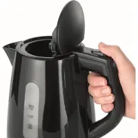 Severin Wasserkocher, 2200 W, 1 L, herausnehmbares Element, schwarz