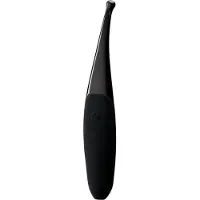 Huismerk - Akku, wasserdichter Klitoris Vibrator (Schwarz)