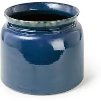 Serax - Reactive Blumentopf L - Blau