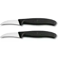 Victorinox Schälmesser Swiss Classic Schwarz (2-teilig)