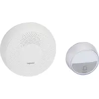 Legrand Funkklingel-Set Komfort mit wasserdichtem Klingeltaster (IP44) batteriebetrieben