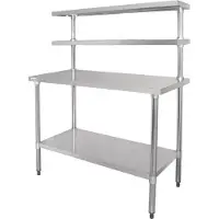Vogue Edelstahl Vorbereitungsstation 1800x600mm