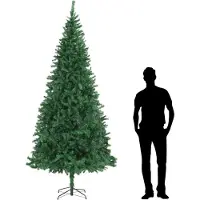 vidaXL Künstlicher Weihnachtsbaum 300 cm Grün