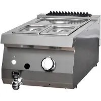 Maxima - Gastro Heavy Duty Bain Marie - Einzeleinheit - 70 cm Tief - Gas