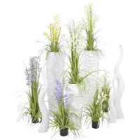 Europalms Designvase WAVE-100, weiss