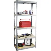 Cogex Storage Regale Metall 5 Tabletts schwere Last