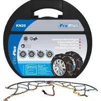 Proplus Schneeketten KN60 9mm Tüv geprüft Spurkreuzkette 9mm zur Schnellmontage 13 -15 ́ ́