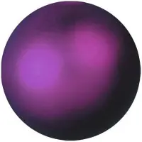 Europalms Dekokugel 3,5cm, violett, metallic 48x