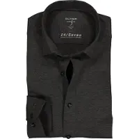 Olymp Businesshemd "Level Five body fit Jerseyshirt" in Jersey Qualität