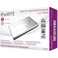 Ewent EW7041, 2.5", SATA, 0,4688 Gbit/s, Schwarz
