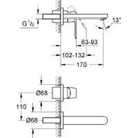 GROHE 19381000, Waschbecken