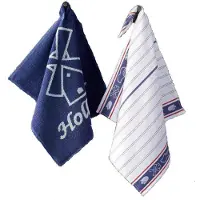 De Witte Lietaer Küchenset Holland White Blue (2-teilig)-65 x 65 cm