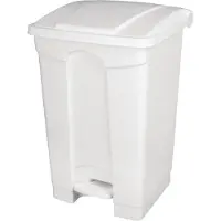 Jantex Küchenpedaleimer Weiß 65L