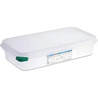 ARAVEN Gastronorm GN 1/3 Lebensmittelbehälter – 2,5 Liter – 32,5 x 17,6 x 6,5 cm (H)