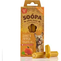 Soopa Dental Sticks mit Kürbis & Karotte Hundesnack