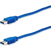 E+p CC 303, 1,5 m, USB A, USB A, USB 3.2 Gen 1 (3.1 Gen 1), Männlich/Männlich, Blau