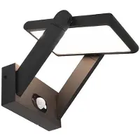 Deko-light Solar Wandleuchte Premium I dunkelgrau schwenkbar IP54 mit Sensor