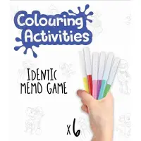 Educa 18211 Boardgame Memory Coloring in a Case (Includes a set of special markers)