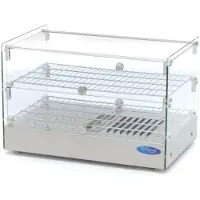 Maxima Beheizte Lebensmittelvitrine - 50 L - 55 cm - 2 Einlegeböden - .