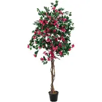 Europalms Bougainvillea, Kunstpflanze, rosa, 150cm