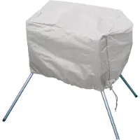 Eurotrail Schutzhülle Barbecue-Grill groß 73 x 30 cm Polyester grau