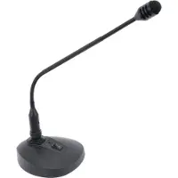 Omnitronic 13030916, Interview-Mikrofon, -39 dB, 50 - 16000 Hz, 250 Ohm, Kardioide, Dynamisch