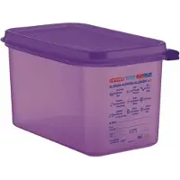 ARAVEN GN1/4 Lebensmittelbehälter aus Silikon 4,3L