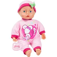 Bayer Puppe First Words Baby, 33 cm Farbe rosa