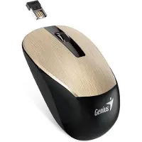 Genius Computer Technology NX-7015, Beidhändig, BlueEye, RF Wireless, 1200 DPI, Gold