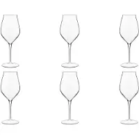 Bormioli Rocco Luigi 11834/01 BAF 6/24, Rotweinglas, Tulpenglas, Gehärtetes Glas, Transparent, Montepulciano wine, Merlot wine, klar