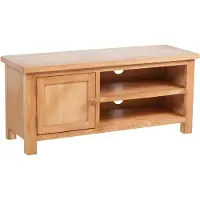 vidaXL TV-Schrank 103x36x46 cm Massivholz Eiche