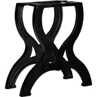 vidaXL Couchtischbeine 2 Stk. X-Rahmen Gusseisen