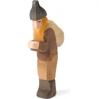 Ostheimer Knecht Ruprecht Holzfigur in braun | Gr.: onesize