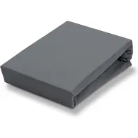 Vandyck Topper Spannbettlaken Jersey Supreme Topper Grey (Jersey)-2-persoons (140/150/160 x 200/210/220 cm)