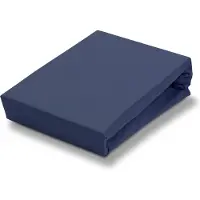 Vandyck Split-Topper Spannbettlaken Jersey Supreme Split Topper 150 Navy (Jersey)-Lits-Jumeaux (180/190/200 x 200/210/220 cm)