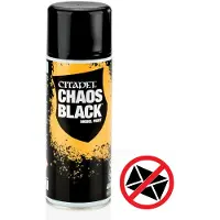 Games Workshop Chaos Black Spray (Global) 400ml Generic Warhammer Grundierung schwarz
