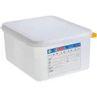 ARAVEN Gastronorm GN 1/2 Lebensmittelbehälter - 4 Liter - 32,5 x 26,5 x 6,5 cm (H)