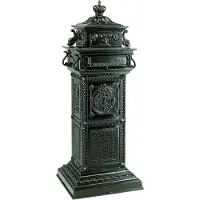 Ks Verlichting Briefkasten Postbox Gigant B10B Spalte - grün