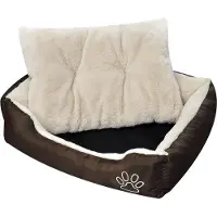 vidaXL Warmes Hundebett mit Polsterkissen M